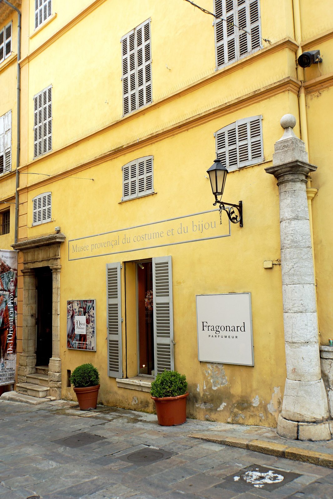 Façade de la maison Fragonard à Grasse